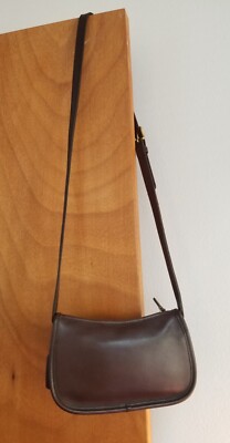 Vintage COACH #9031 Mahogany Leather 