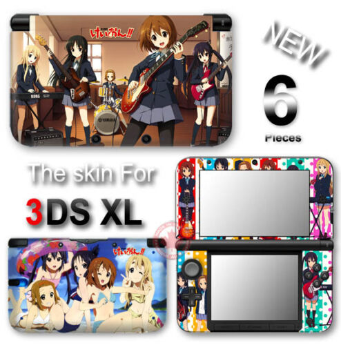K-ON! Amazing Anime Vinyl Skin Sticker Cover Decal for Original Nintendo 3DS XL - Afbeelding 1 van 1