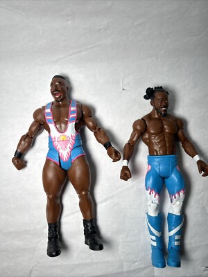 Big E Xavier Kofi Kingston WWE Wrestling Mattel Battle Pack 43 Action Figures 7''