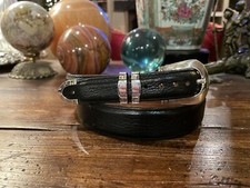 Largest James Reid Santa Fe Sterling Silver 14K  Belt Buckle 1.25  -1  36  -38    