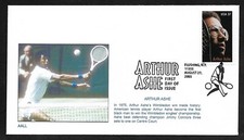 #3936 37c - Arthur Ashe -Tennis Champion- AALL FDC