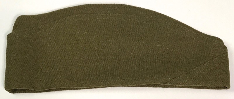 WWI US ARMY M1917 WOOL OVERSEAS FIELD CAP HAT-LARGE
