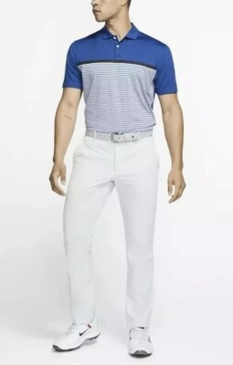 nike men's tiger woods vapor stripe golf polo