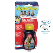 AquaChek Red 4-IN-1 Pool & Spa Hot Tub Total Bromine Test Strips - 50 CT
