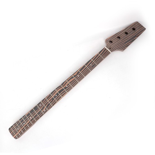 4strings electric P bass zebrawood body neck fingerboard chrome hardware - Picture 5 of 6