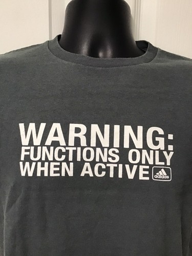 Adidas Boys Girls Athletic T Shirt Gray White Size Medium Cotton 590 - Picture 4 of 7