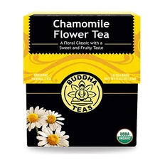 Buddha Teas Organic Chamomile Flower Tea, 18 Tea Bags