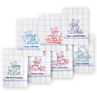 Birthday Gifts Daughter Her Embroidered 7 day Week Cat Kitchen Hand Dish Towels