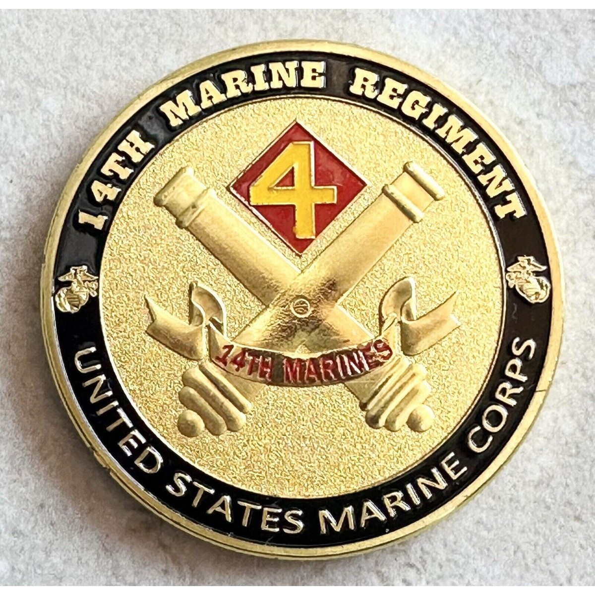 US MARINE CORPS - 14th MARINE REGIMENT Challenge Coin | eBay