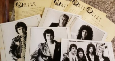 QUEEN NEWS OF THE WORLD PRESS KIT / PRESS RELEASES, ORIGINAL 1977 SEHR SELTEN