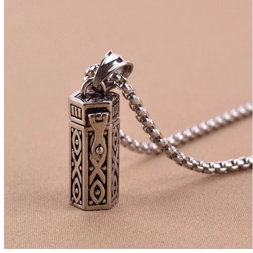 Pendant Urn Open Vial Decorative Jewellery Keepsake Ash Capsule
