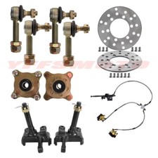 4 Stud Front Wheel Hub Steering Spindle Brake Caliper  Disc ATV Quad Go Kart