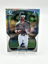 2023 Bowman Chrome Jose Gerardo 1st Mega Box Mojo Refractor #BCP-195 Marlins