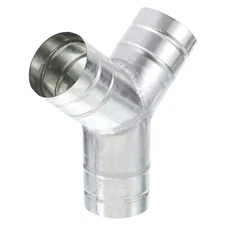 3 Inch 3 Way Duct Splitter Y Connector Air Vent Duct Hose Exhaust Pipe Adapter