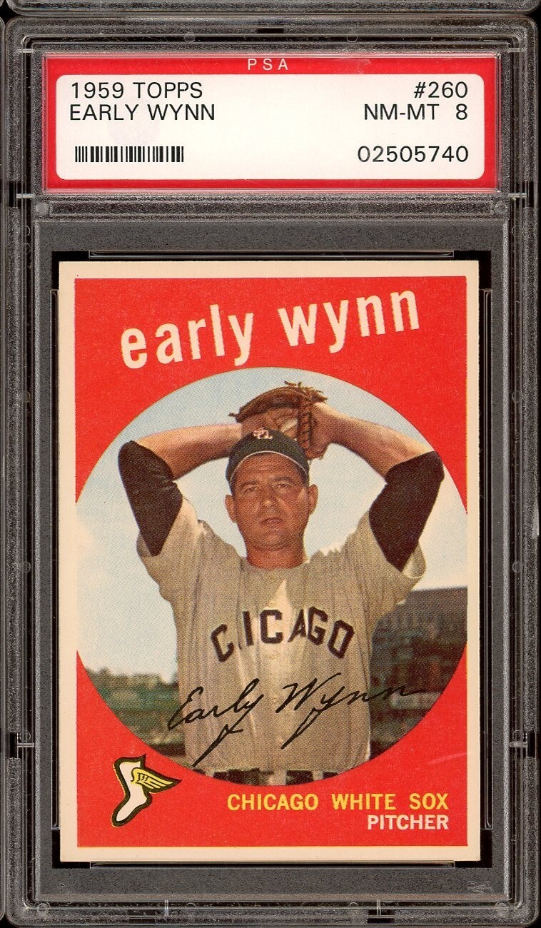 1959 Topps Baseball #260 Early Wynn PSA 8