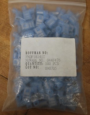 Bag Of 100 - Hoffman FNDF18141T Quick Connect Connector. Newark # 044F476. - NEW