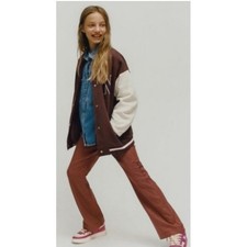 Zara Kids Plaid Flare Pants in MULTICOLOR PLAID 13-14Y 