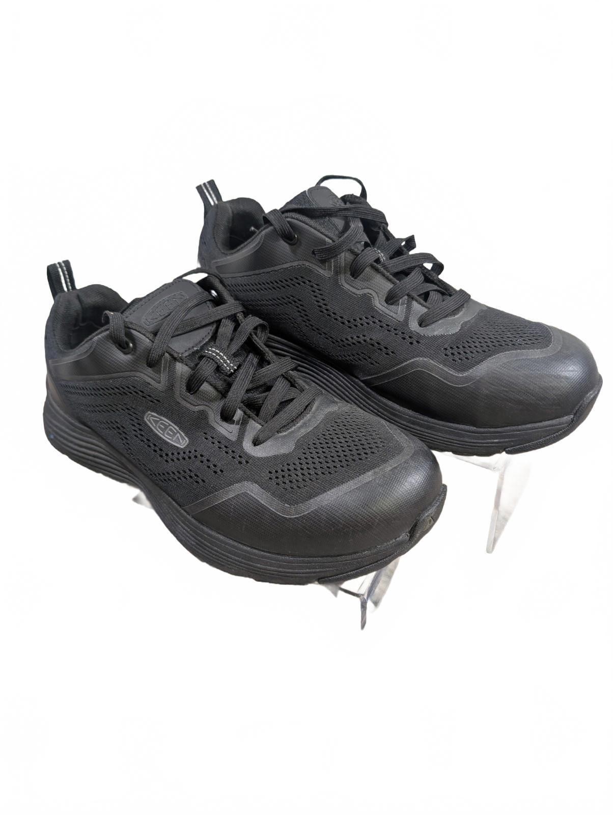 Scarpe da lavoro KEEN Utility Athletic nere con punta di sicurezza in alluminio taglia: 10EE