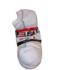New Women s Socks 3Pk Ankle Socks White Gray Size 9-11