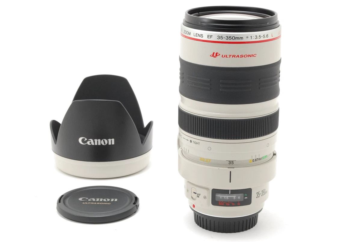 Canon EF Camera Lenses 35-350mm Focal f/3.5-5.6 Maximum Aperture