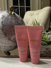YENSA PINK LOTUS PEPTIDE RENEWAL FACE CREAM (2 Travel Sizes @ .5oz ea /Sealed)