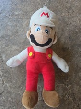 Super Mario Nintendo 2017 White Hat Red Fire Suit 8 Plush Toy