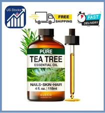100 Pure Natural Tea Tree Oil for Skin, Hair, Toenails, Aromatherapy, Soap