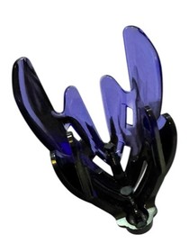 LEGO Bionicle Protector Mask of Earth 19149pb02 Black Trans Purple Marbled