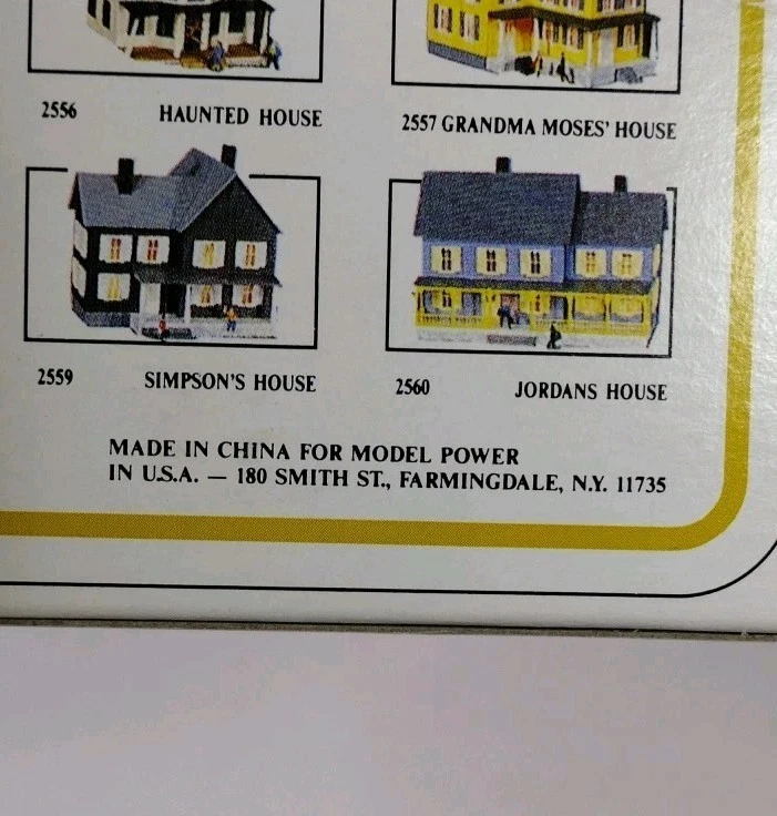 Model Power N Scale Mr. Rogers House #2555 Open Box - Image 3 of 4