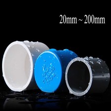 PVC Pipe End Cap Cover Stop Plug 20mm 25mm 32mm 40mm 50mm - 200mm Pipe Fittings