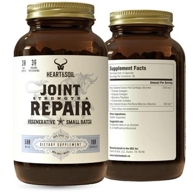 Heart  Soil 100 Grass Fed  Finished Joint Support Supplement from Regenerativ...