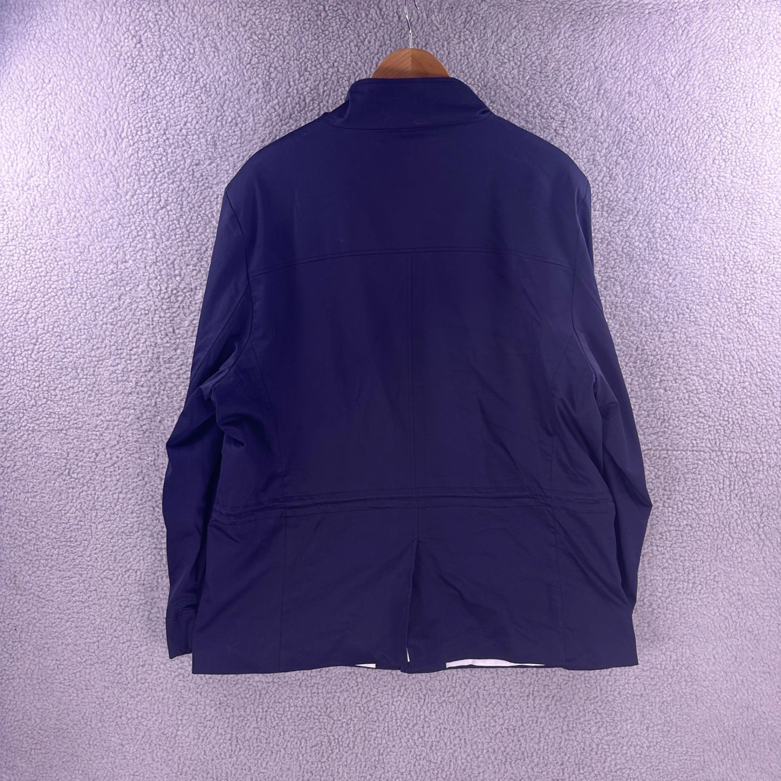 State and Liberty Mens Navy Blue 4-Way Stretch Blazer 3XL Athletic Fit image 2