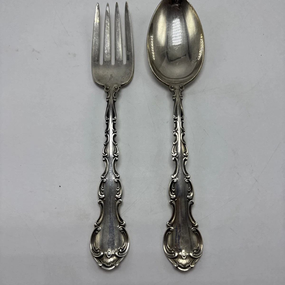 ヴィンテージ　ゴーハム社STERLINGシルバーティースプーン　ゴーハムシルバー Gorham Antique US Sterling Silver Serving Spoons for sale | eBay