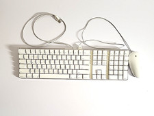 Apple A1048 USB Wired Keyboard  Apple A1152 Wired Optical Mouse Bundle White