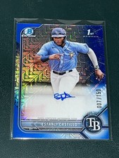 2022 Bowman Chrome MOJO REFRACTOR Estanli Castillo BLUE /150 AUTOGRAPH