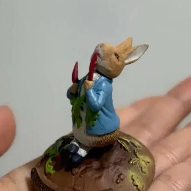 Peter Rabbit Carrot Figurine - Cute Collector's Item