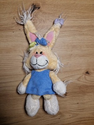 Depesche Diddl Mimihopps Plüschtier Stofftier blaues Kleid Hase Häsin 26 cm