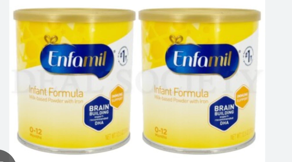 Enfamil Cow's Milk 7.1-14oz. Weight Per Container Baby Feeding