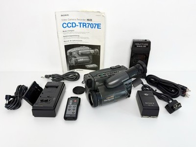 SONY Video Kamera Recorder CCD-TR707E Camcorder Vintage, Geprüft LESEN  