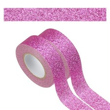 2 Roll Glitter Paper Washi Tape, Washi Decorative Tape for Crafts, Purple