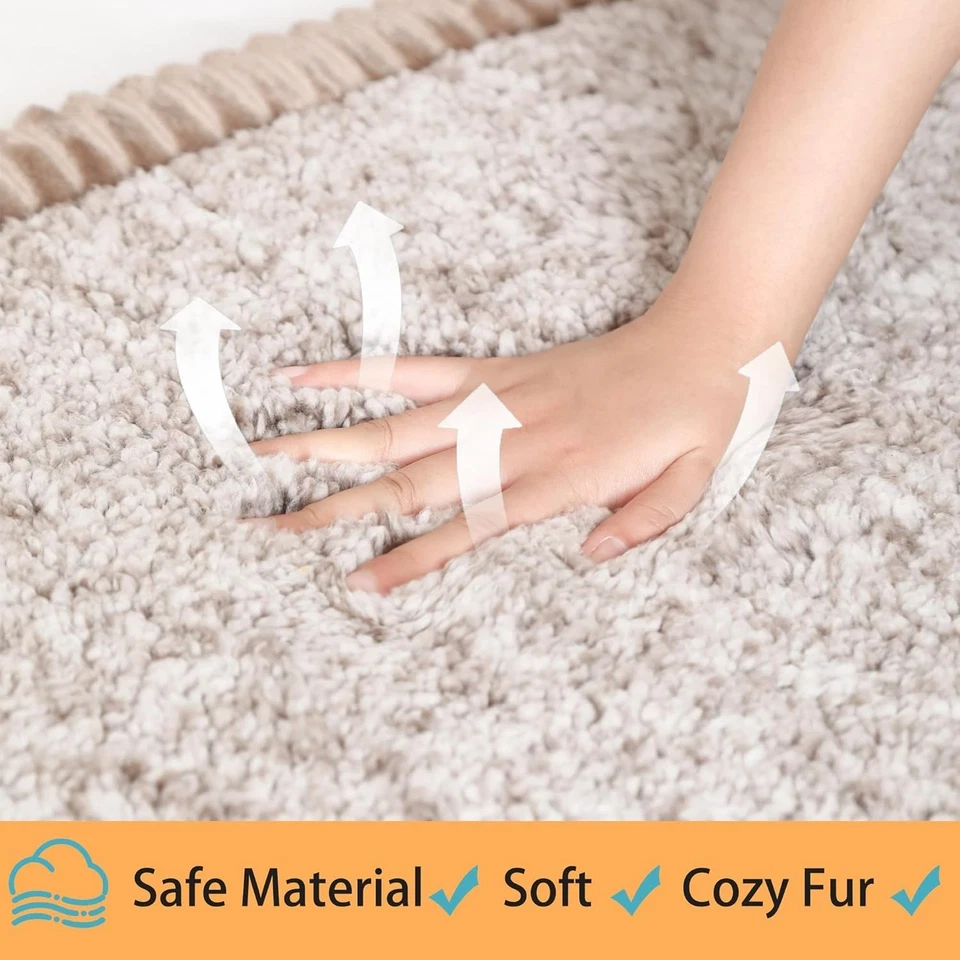 Memory Foam Dog Crate Bed Mat Non-Slip Washable Kennel Pad for Dogs - Image 4 of 4