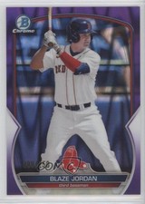 2023 Bowman Chrome Prospects Purple RayWave Refractor 88/250 Blaze Jordan 0c6