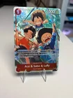 Ace & Sabo & Luffy (Alternate Art) SR OP13 OP13-007 NM