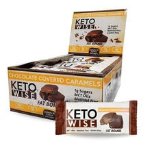 Keto Wise Fat Bombs - Made with Chocolate containing MCT 2 Count (Pack of 16) 