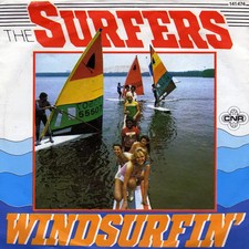 The Surfers Windsurfin INJECTION LABELS Vinyl Single 7inch NEAR MINT CNR