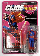 Super 7 Reaction Plus GI G.I. Joe Ninja Force Cobra Commander O-Ring Figure