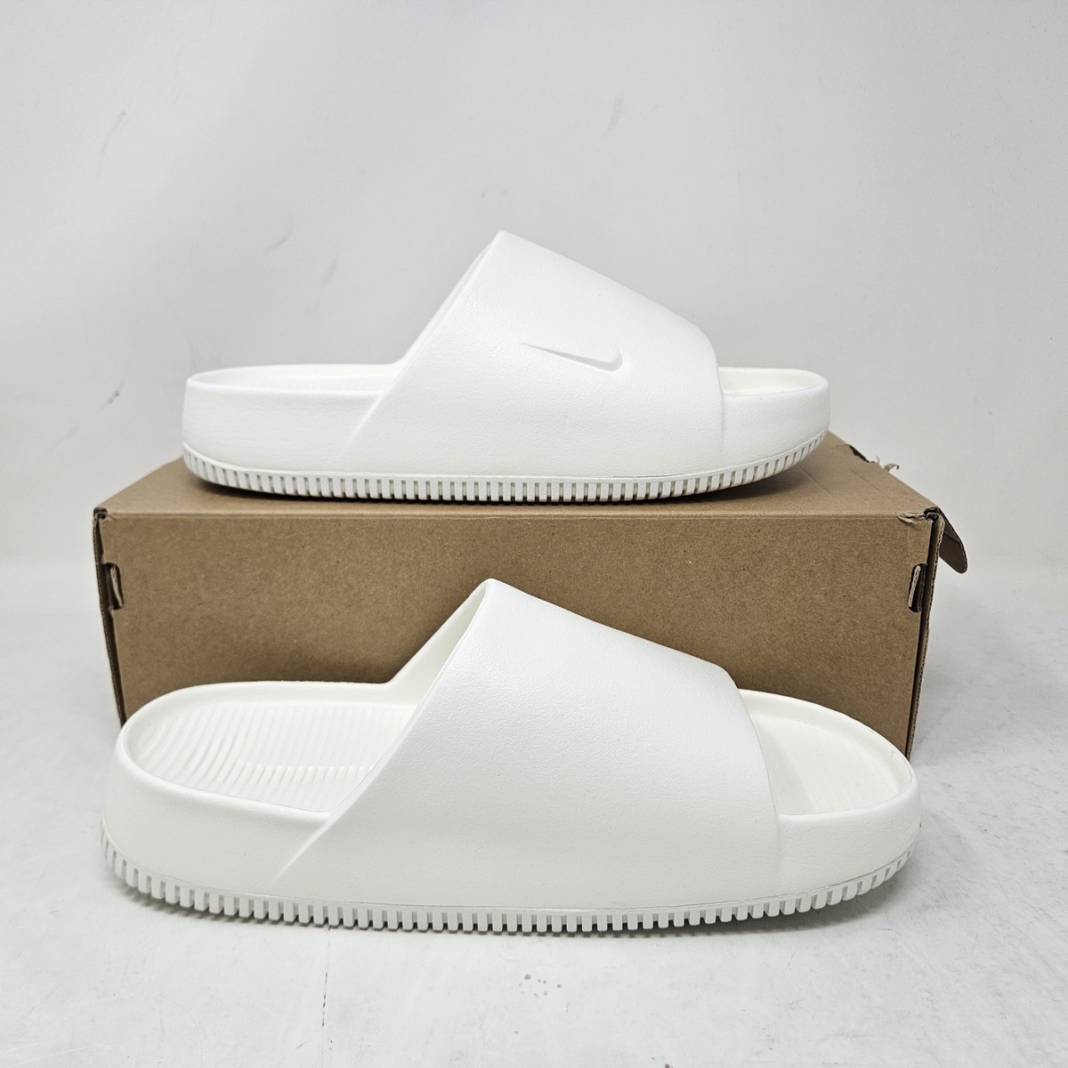 Nike Wmns Calm Slide 'Sail' / DX4816-100 / Women's Size 10 | eBay