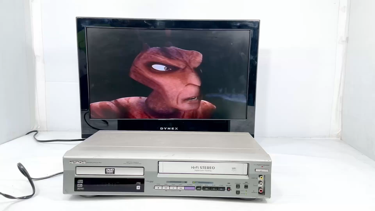 Hitachi Dvd VCR Combo DV-PF2U Fully Tested, Working Video | eBay
