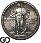 1917-S Standing Liberty Quarter, RARE This Nice, Full Head Gem BU++ Better Date