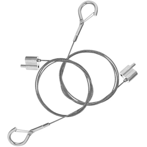 Silver Stainless Steel Picture Rail Hanging System with Hooks for ...